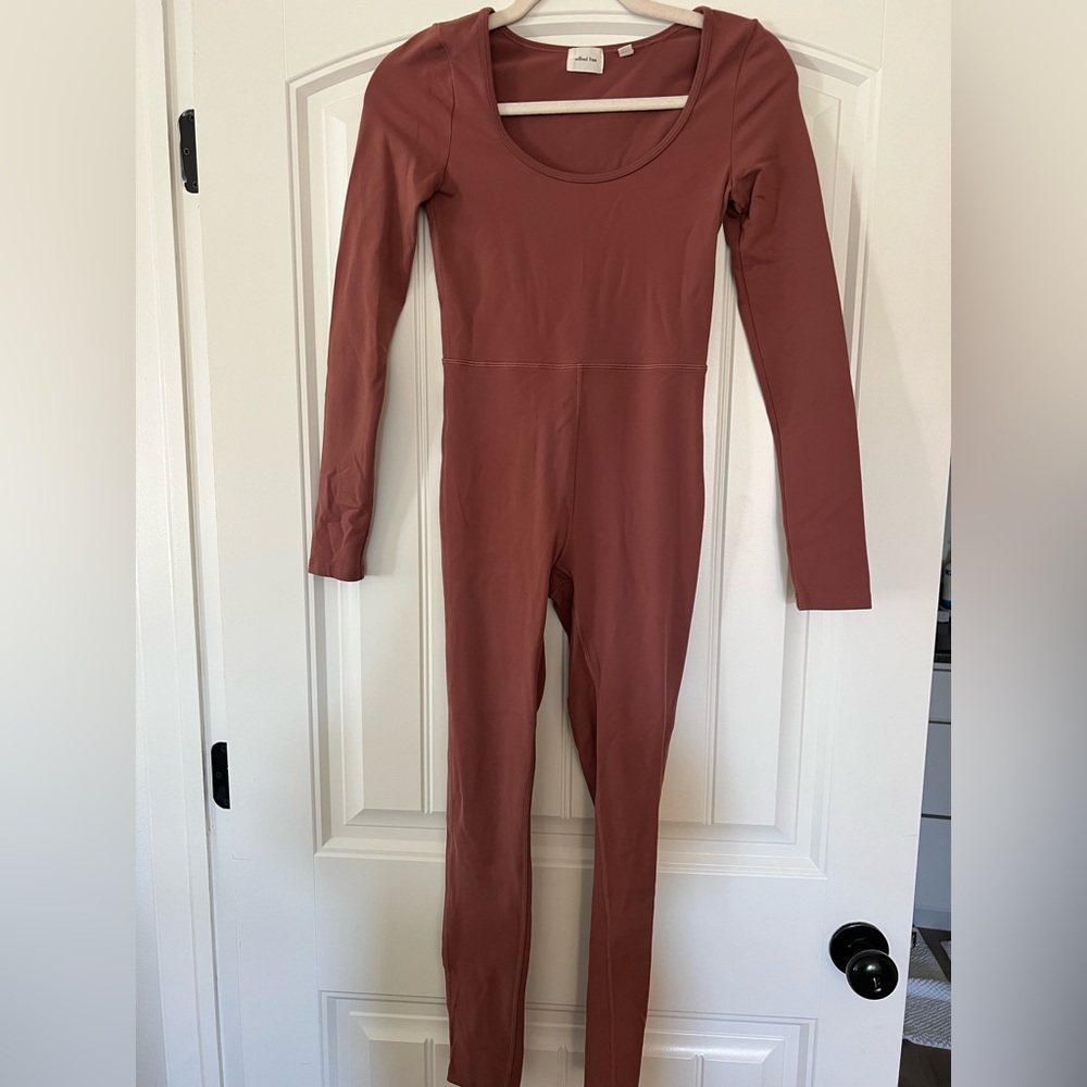 Aritzia Wilfred Mauve Jumpsuit